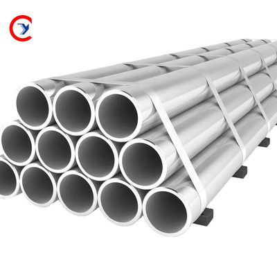Mill Finished Aluminum Round Pipe ASTM 5083 Silver Bronze