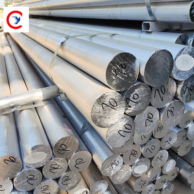 ASTM 1050 Aluminium Solid Bar Silver Casting Extrusion Polished