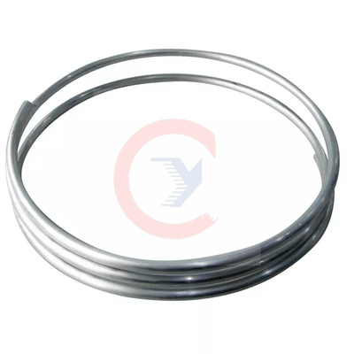 Silver Aluminium Tube Coil 1060-O Seamless On Refrigeration Equipment