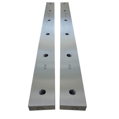 Silver Metal Cutting Shear Blades Manufacturing Plant 9CrSi 0.8mm