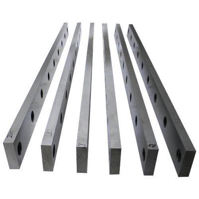 HRC58 - 62 Guillotine Shear Knives Blades Polished Metal Cutting Customized
