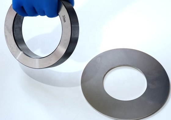 Silver Metal Round Shear Blades High Cutting Efficiency HRC54 SKD11