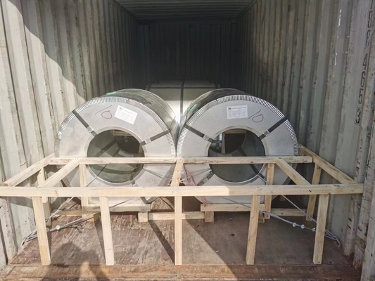 ASTM DX51D Galvanized Chromated Steel Coil DX52D DX53D DX54D DX55D Z40 Z60 With Spangles