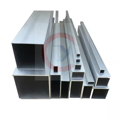 ISO9001 Powder Coated Aluminium Box Section 7050 Alu Square Tube