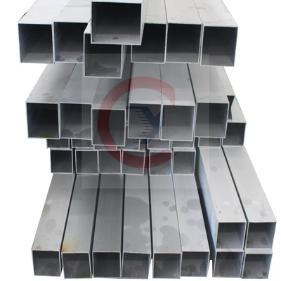 40x40 Aluminum Alloy Square Tube 6063 Silver For Buildings