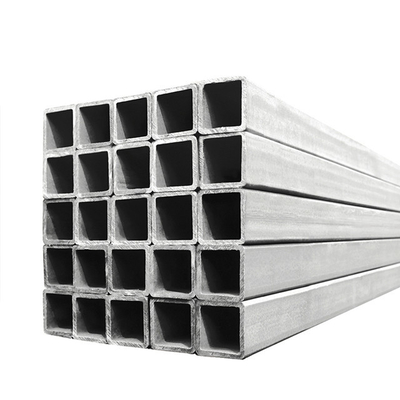 40x40 Aluminum Alloy Square Tube 6063 Silver For Buildings